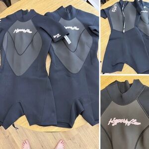 Hyperflex Women's Sleek Black Swim Bodysuit